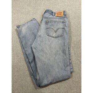 Vtg Levis Strauss Mens 38x38 560 Loose Fit Tapered Leg Jeans Blue Denim Y2K